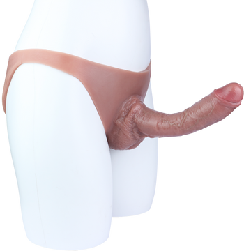 20.3 cm Triangle Realistic Thick Dildo Pants
