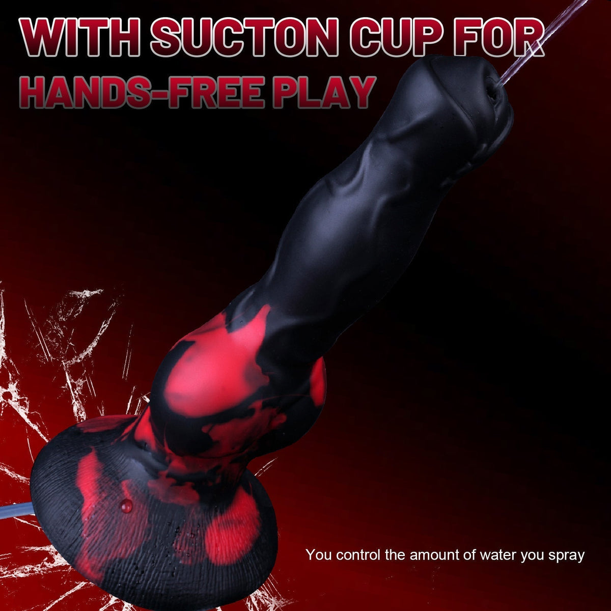 8 Inch Fantasy Knotted Horse Squirting Dildo