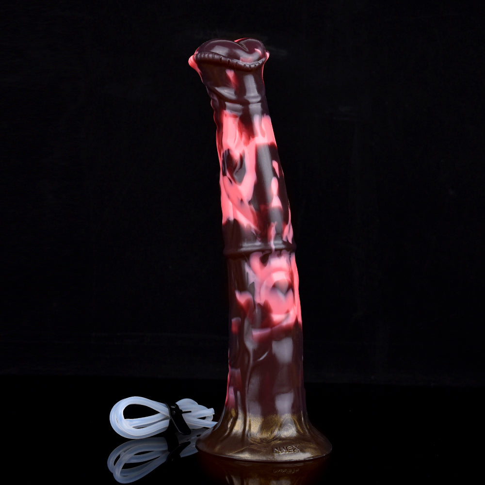 12 Inch Silicone Fantasy Squirting Giant Horse Dildo