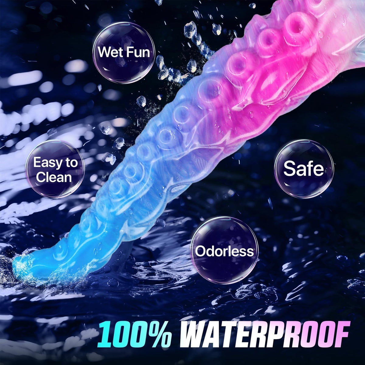 12 Inch Fantasy Octopus Tentacle Long Huge Dildo