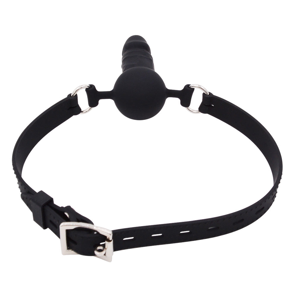 BDSM Femdom Strap-On Dildo Gag