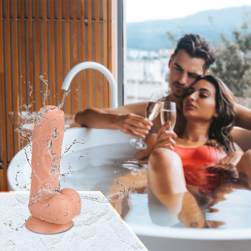 16 cm Realistic Dildo With Foreskin