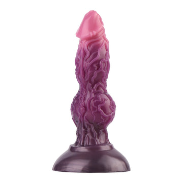 18.4 cm Purple Dog Knot Inflatable Butt Plug