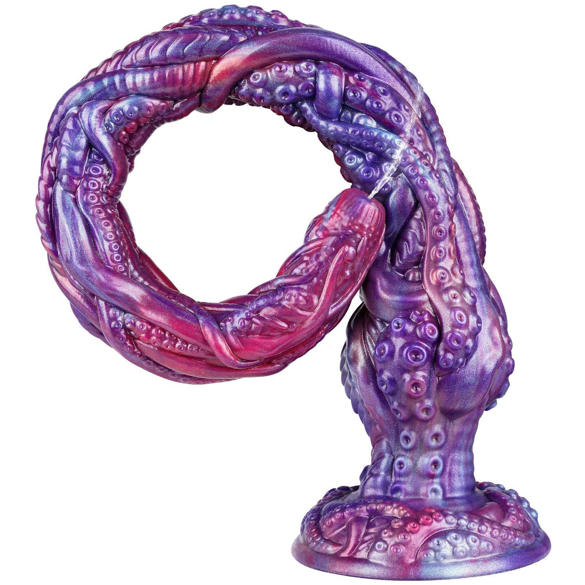 20 Inch Purple Fantasy Slim Tentacle Ejaculating Dildo