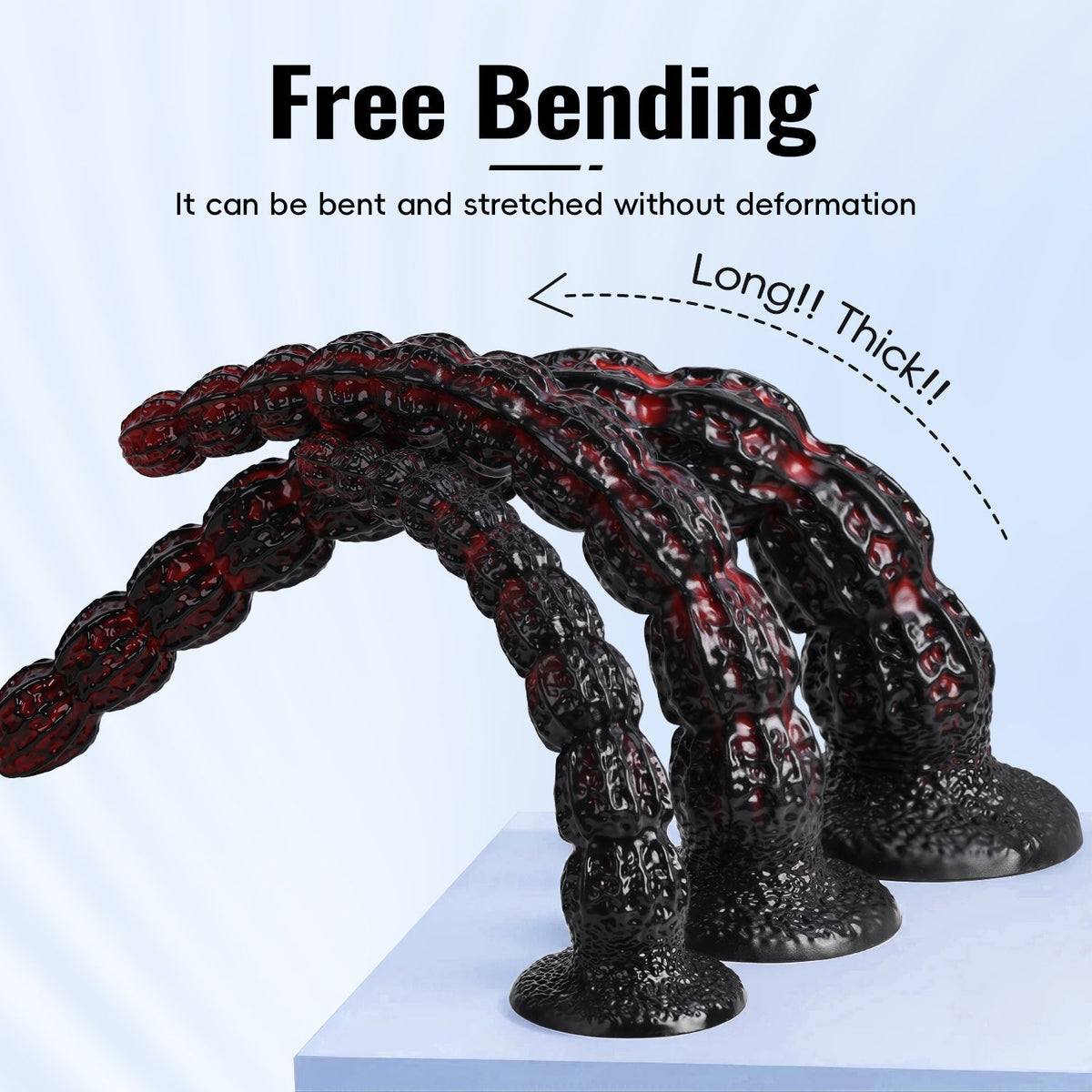 19 Inch Fantasy Monster Long Tentacle Anal Dildo