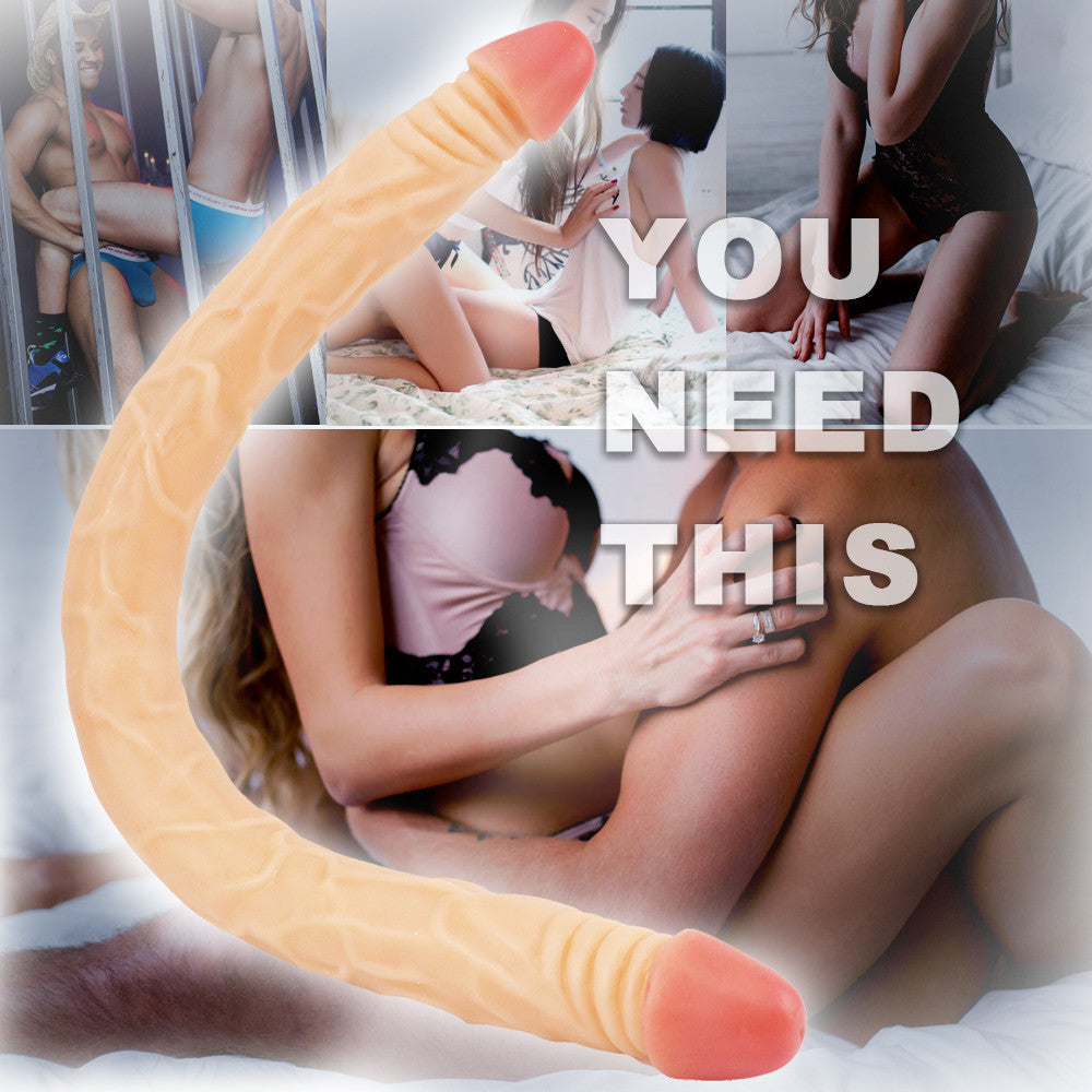 22 Inch Lesbian Long Double Ended Dildo