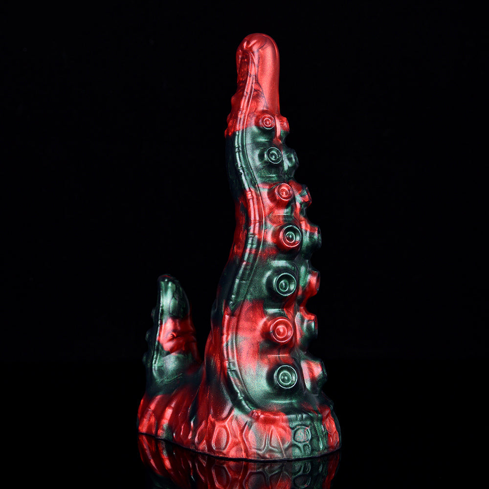 20.3 cm Curved Silicone Monster Double Tentacle Dildo
