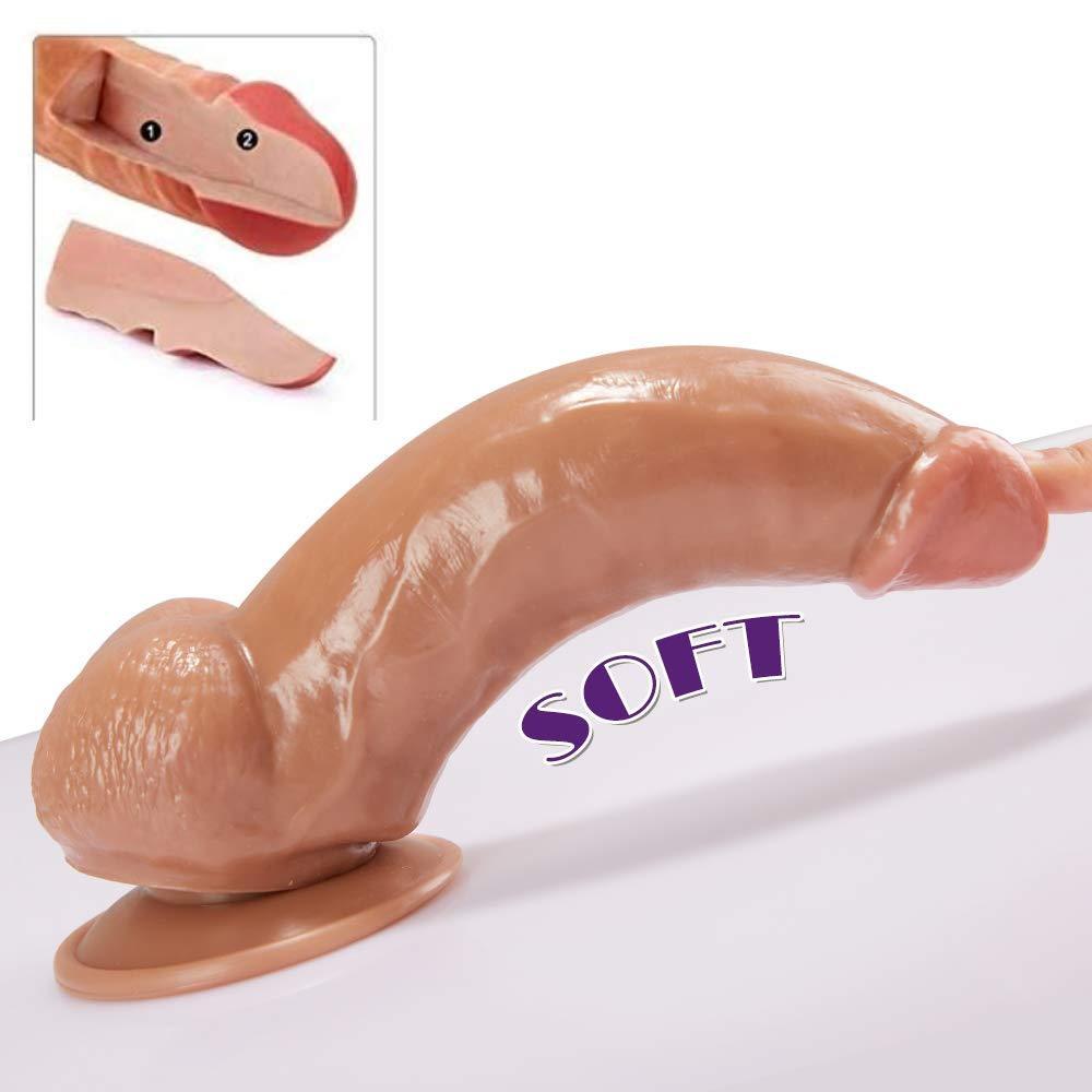 5.1 cm Diameter Small Glans Big Thick G-Spot Stimulating Dildo