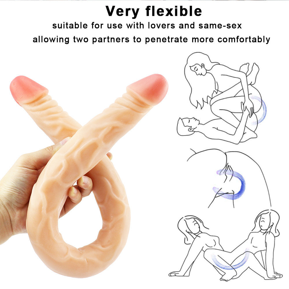 22 Inch Lesbian Long Double Ended Dildo