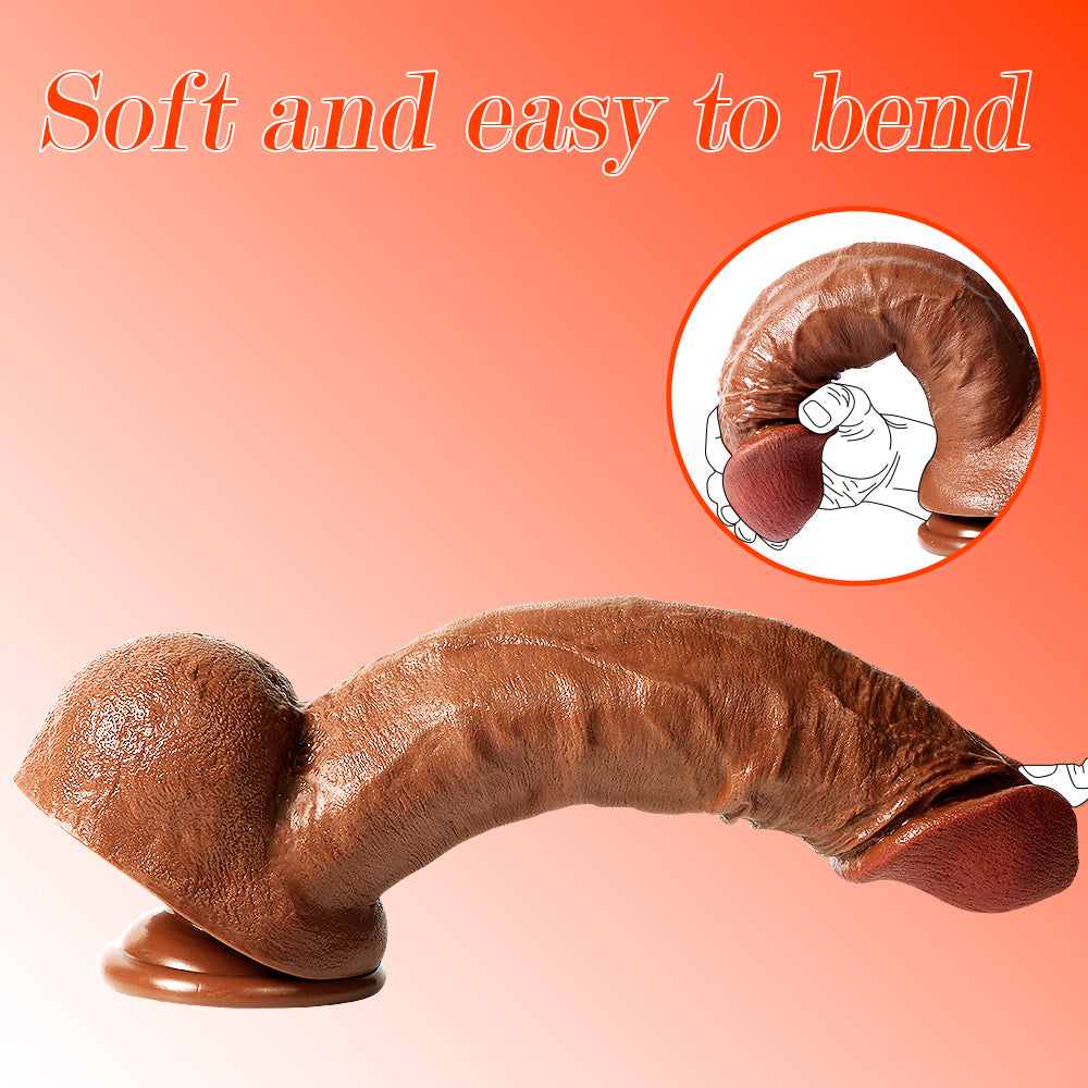 30 cm Giant Brown Realistic Dildo