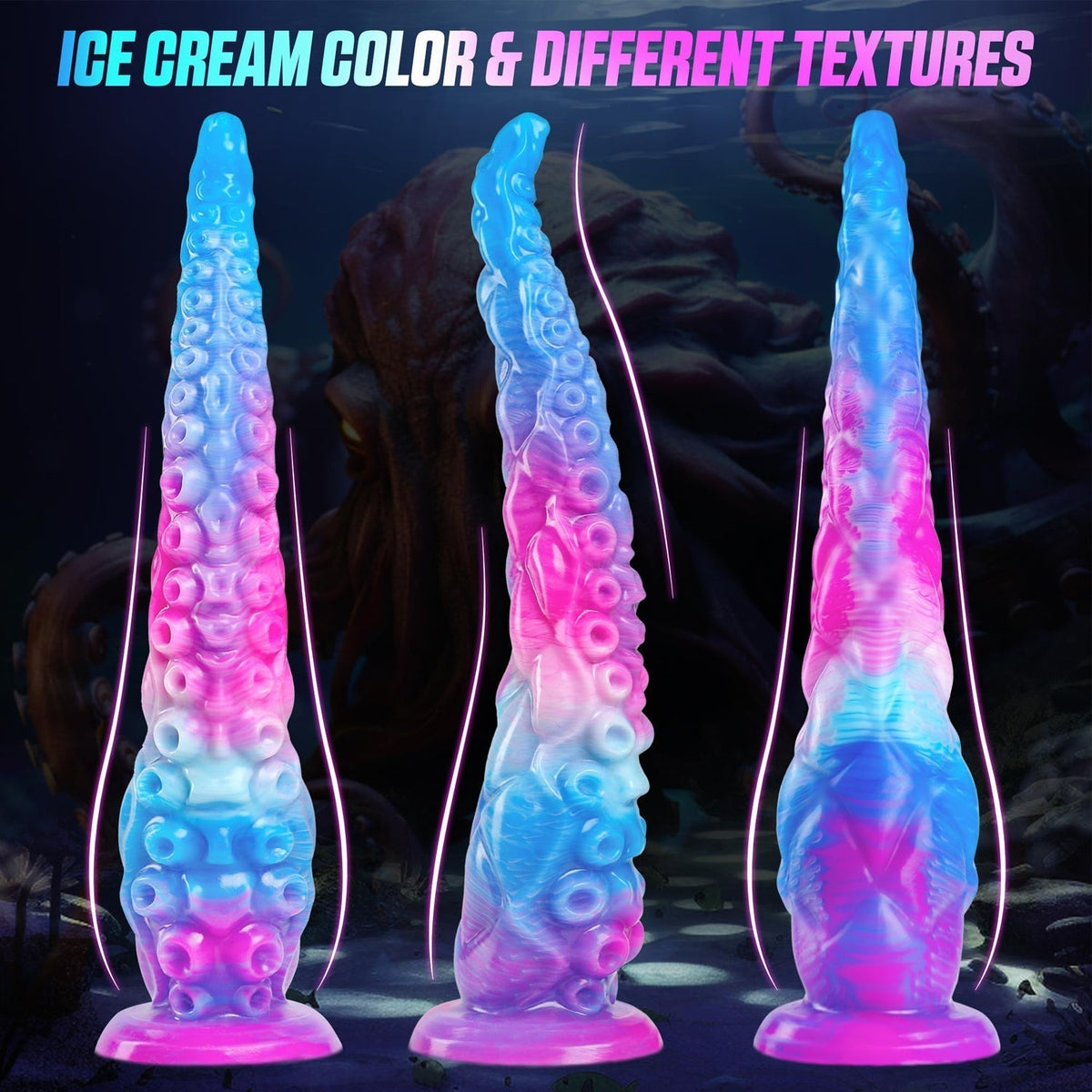 12 Inch Fantasy Octopus Tentacle Long Huge Dildo