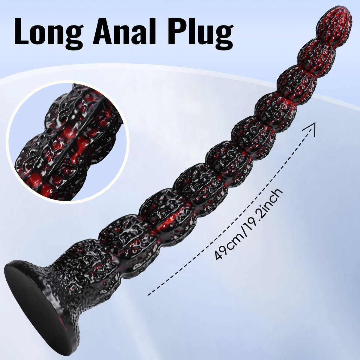 19 Inch Fantasy Monster Long Tentacle Anal Dildo