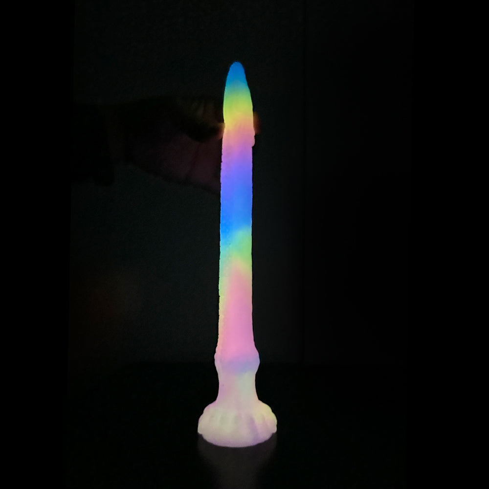 Rainbow Glow in the Dark Tentacle Dildo