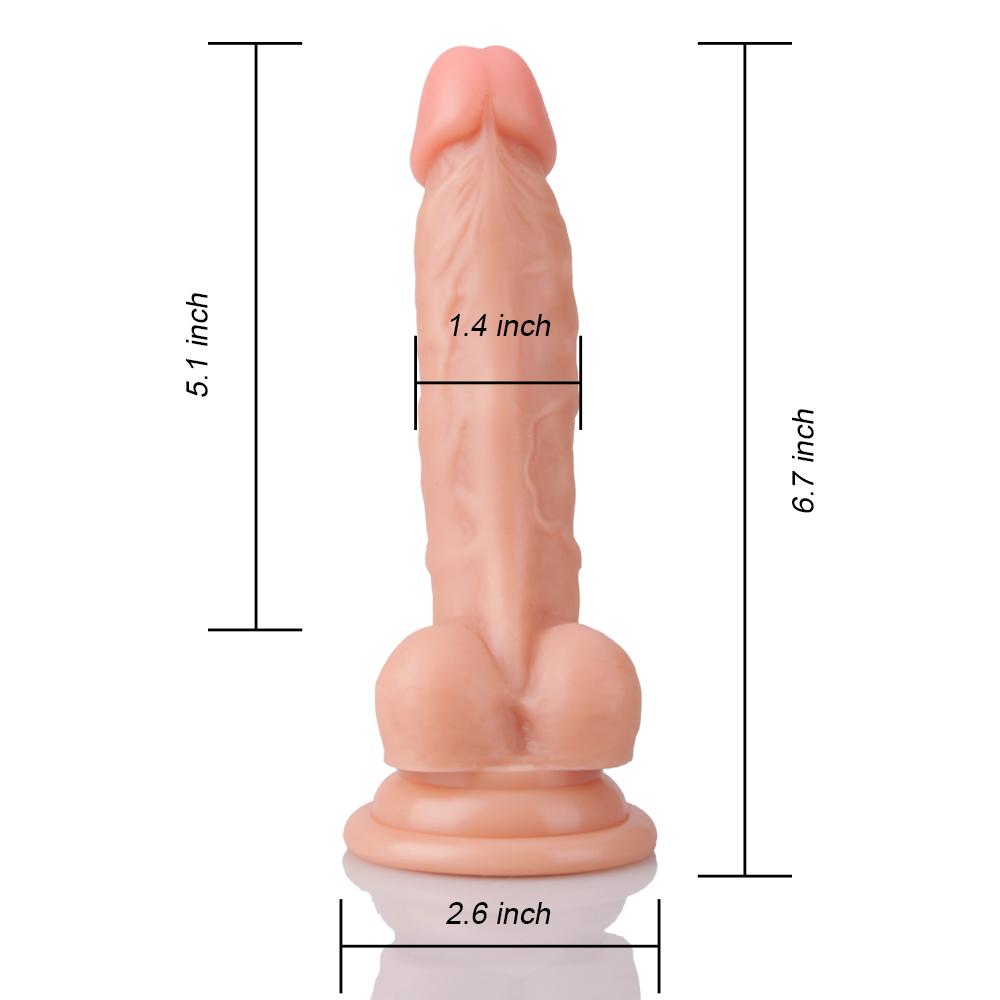 17 cm Ultra-Soft Realistic Dildo