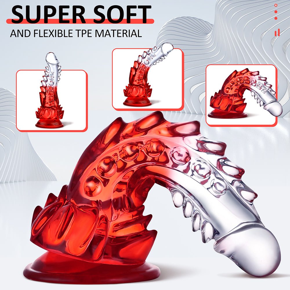 Fantasy Scale Texture Spiked dragon Dildo