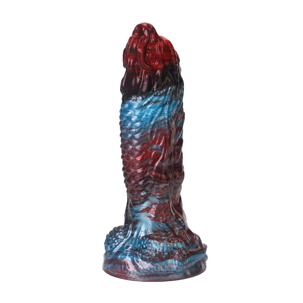 10 Inch Fantasy Dragon Textured Huge Butt Plug