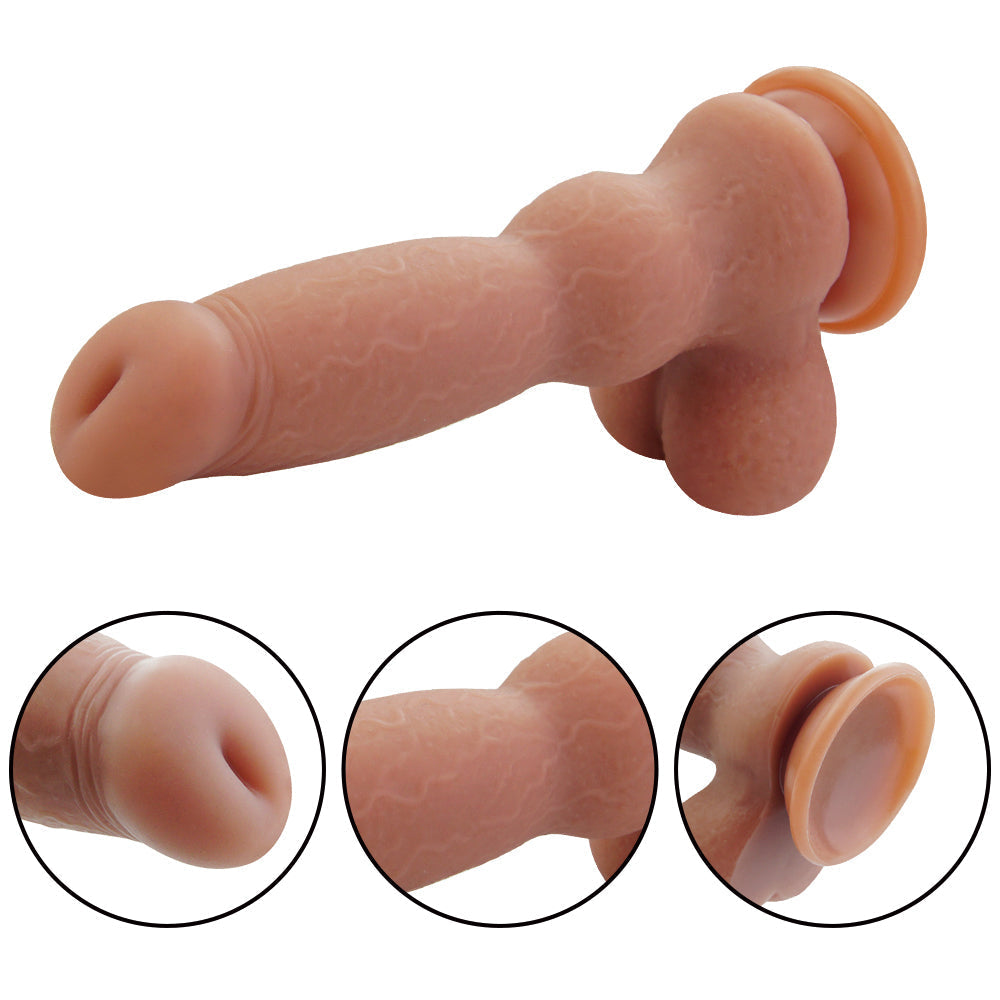 21 cm Silicone Dog Strap-On Dildo