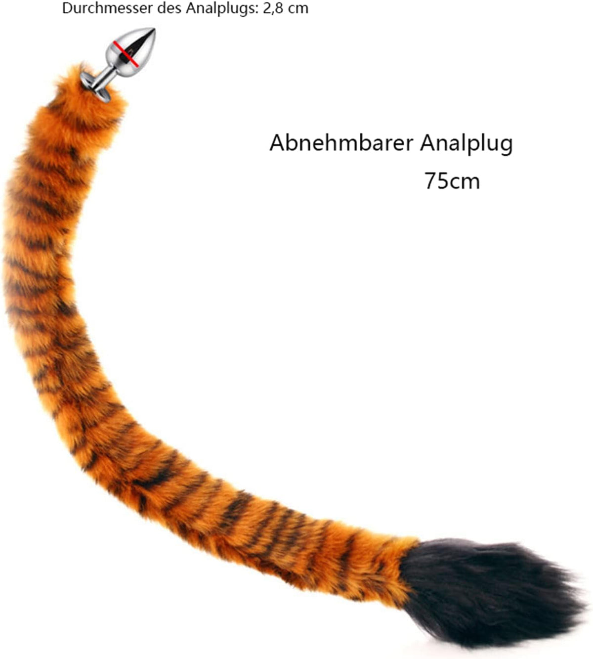 Metal Tiger Tail Butt Plug Kit for Beginner