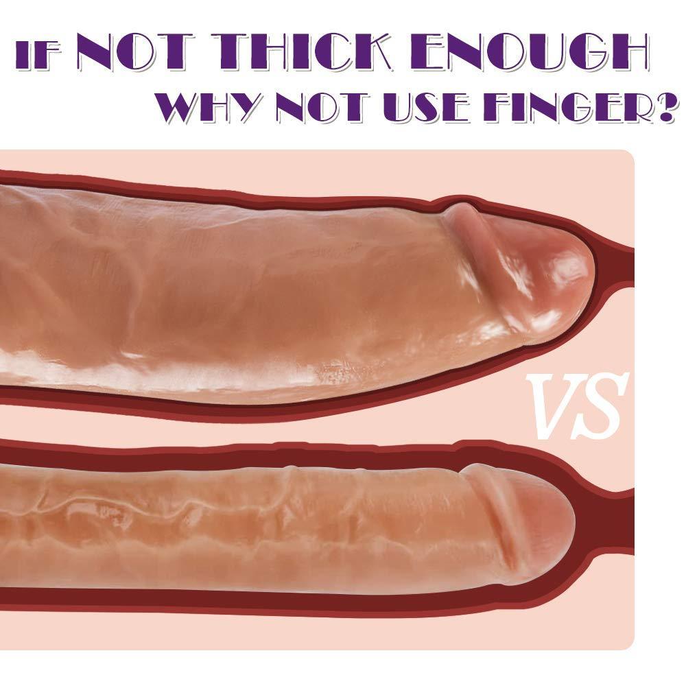 5.1 cm Diameter Small Glans Big Thick G-Spot Stimulating Dildo