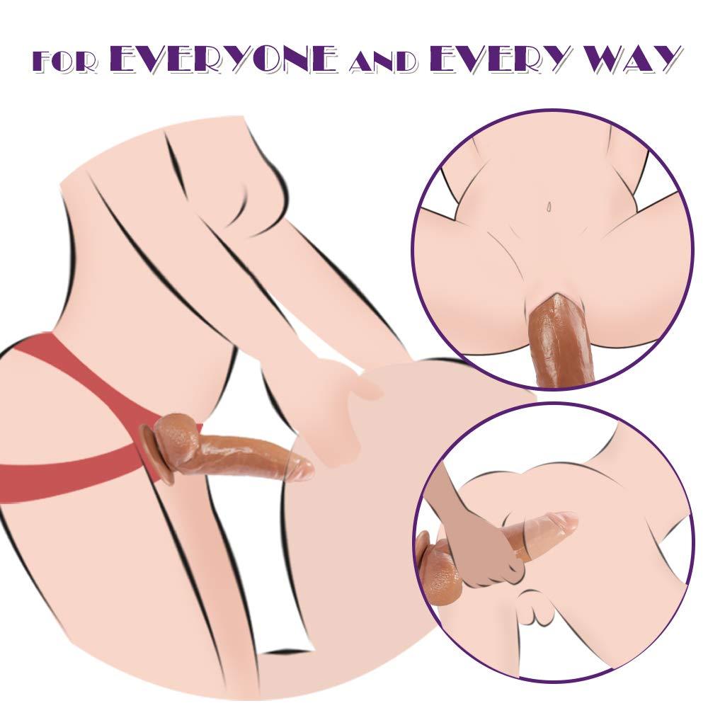 5.1 cm Diameter Small Glans Big Thick G-Spot Stimulating Dildo