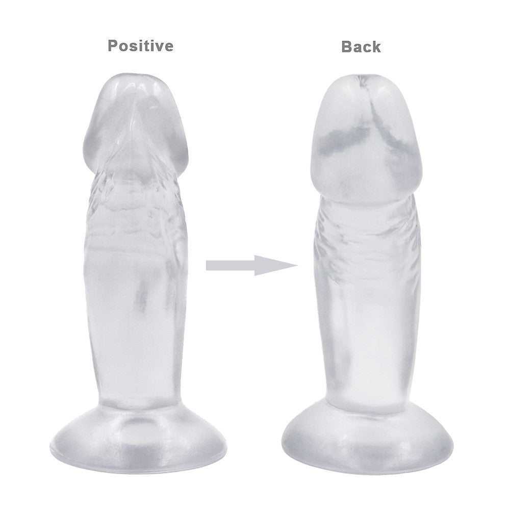 4 Inch Clear Jelly Mini Beginner anal Dildo