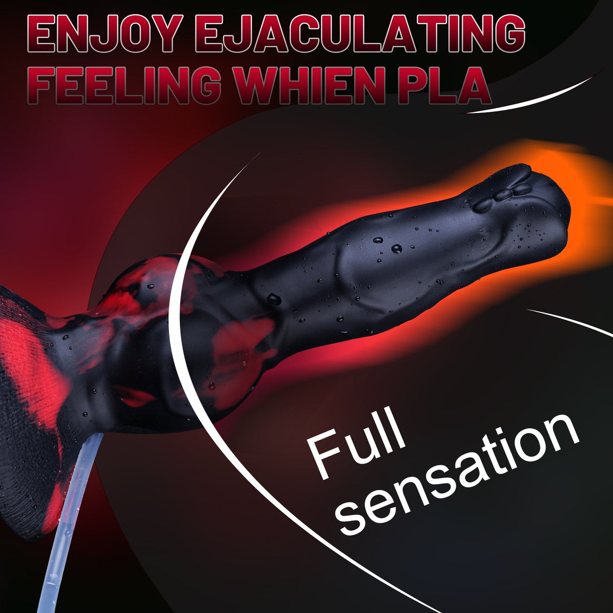 8 Inch Fantasy Knotted Horse Squirting Dildo