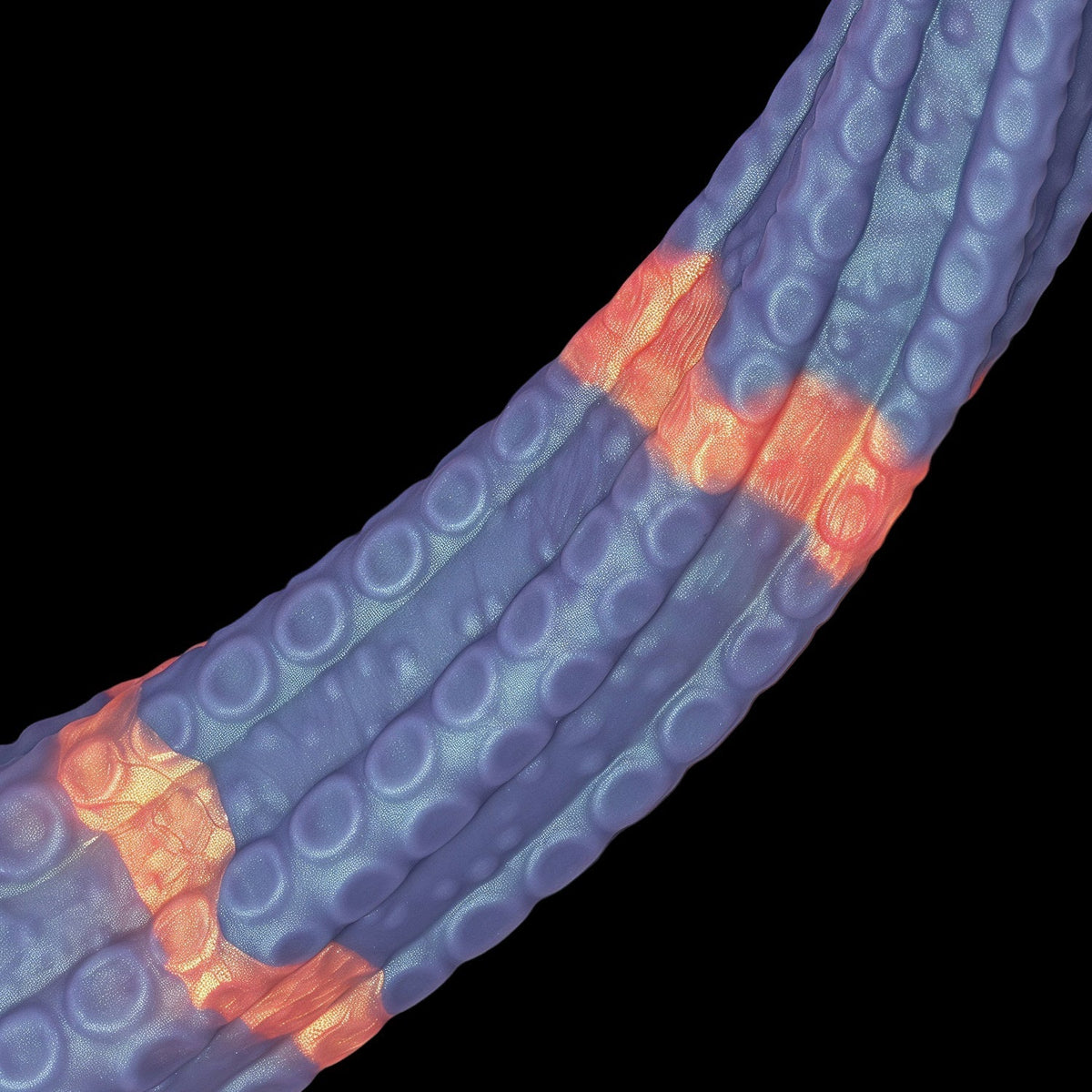 11 Inch Silicone Spiked Monster Tentacle dildo