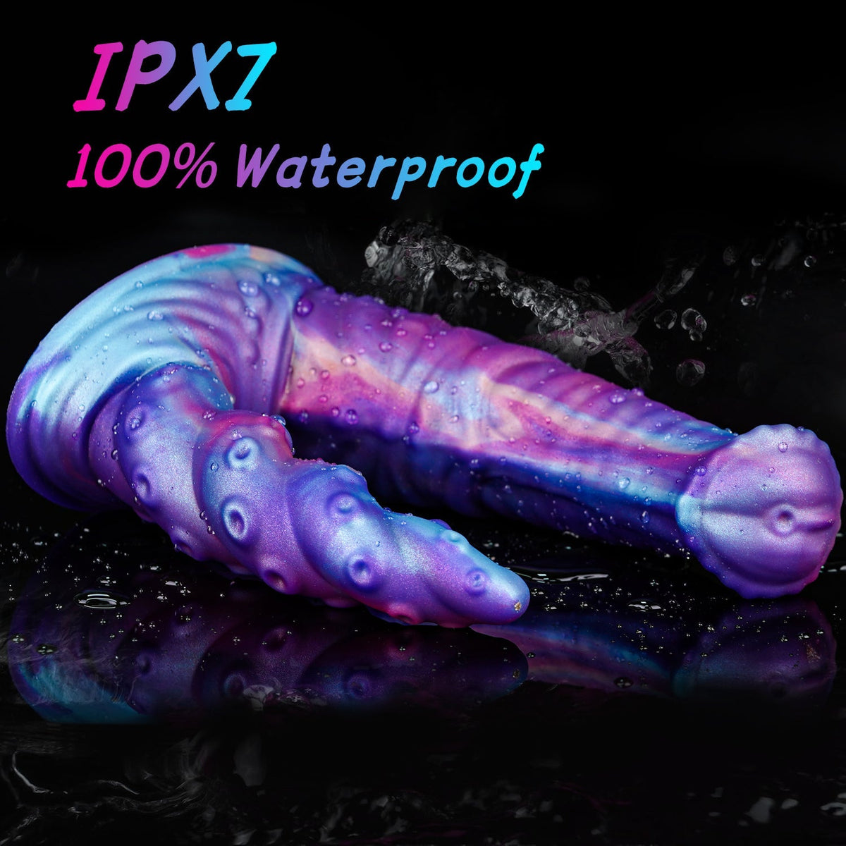 Purple Fantasy Horse Unicorn Double Penetration Dildo