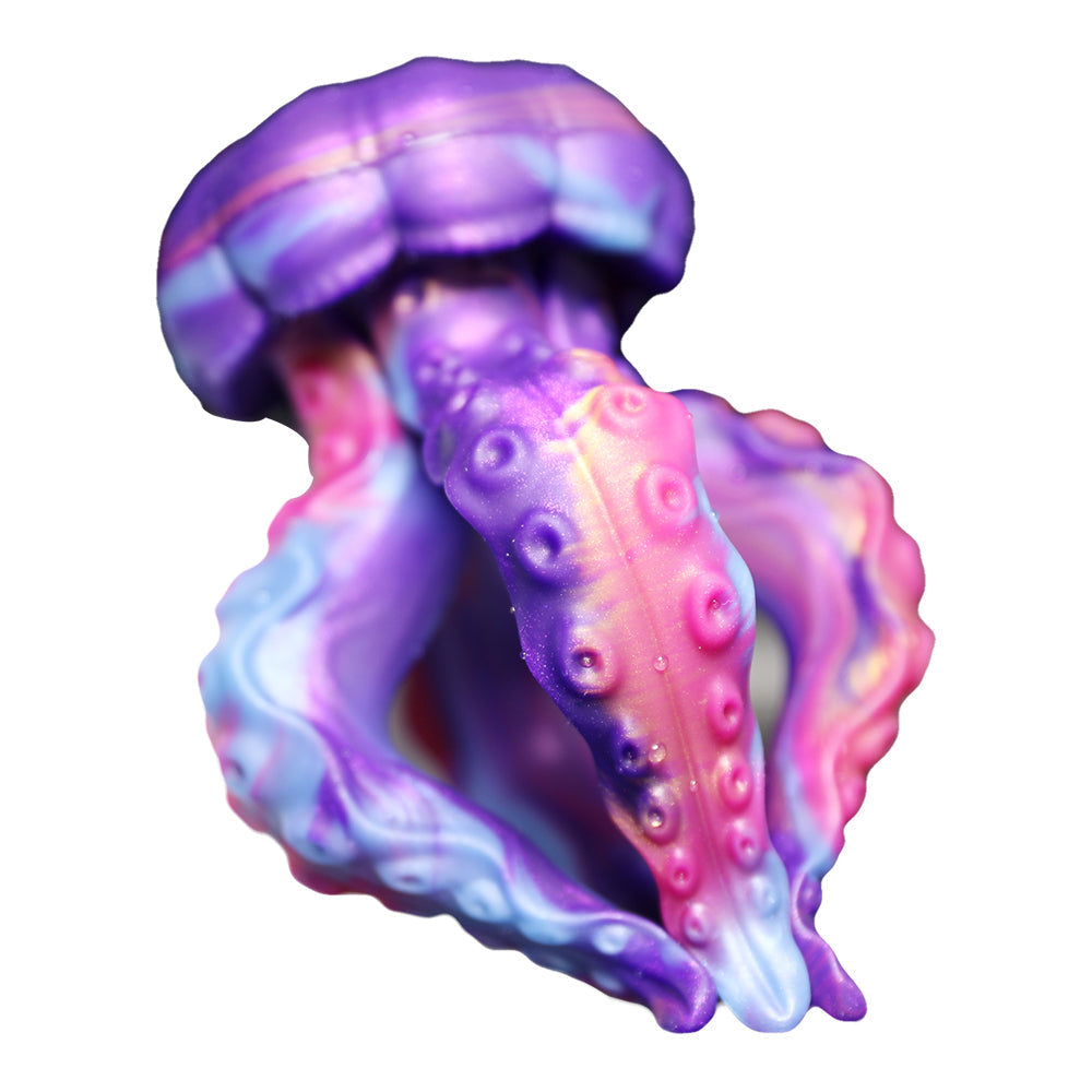 Purple Fantasy Octopus Tentacle Huge Butt Plug