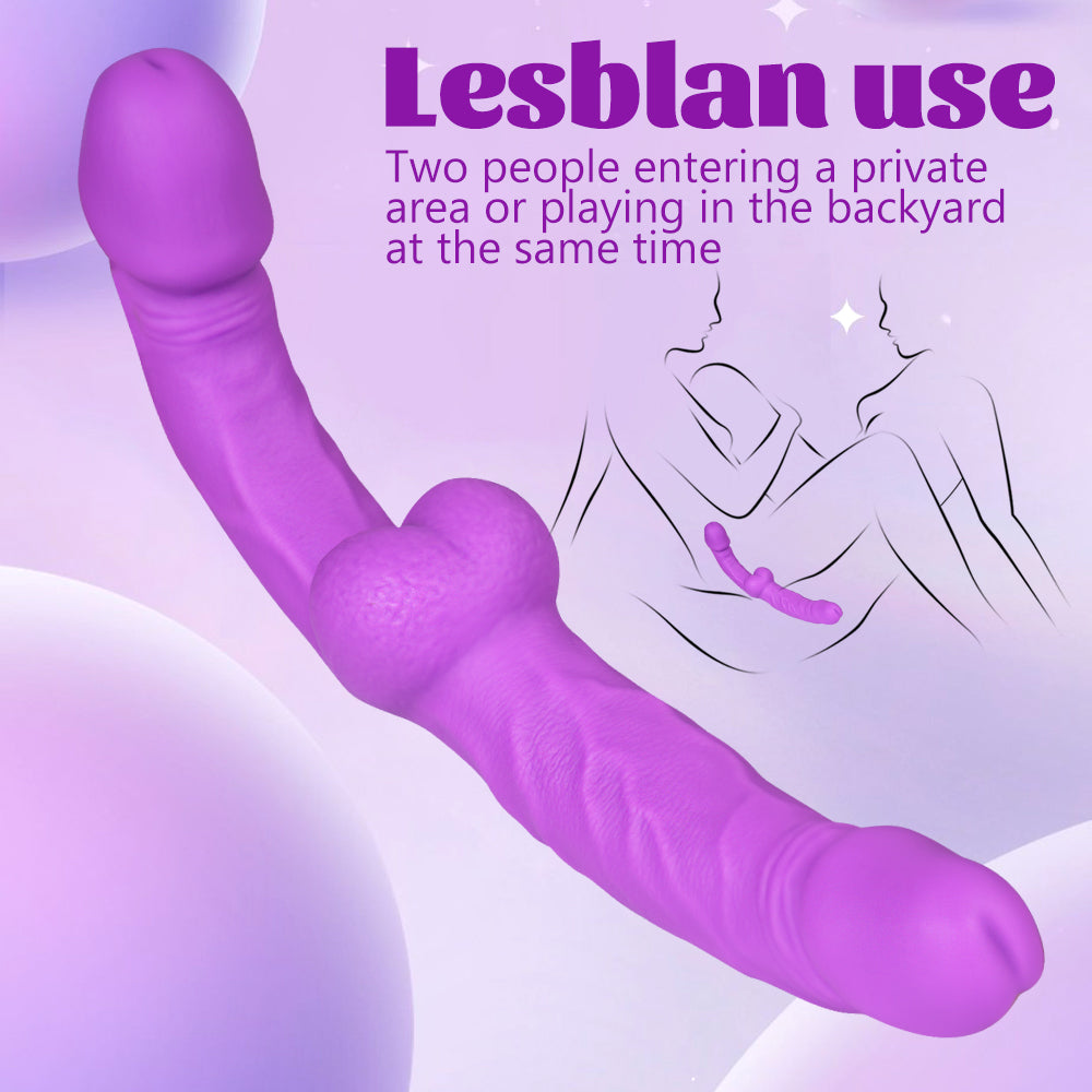 Double-Ended Realistic Female Wear Strapless Dildo
