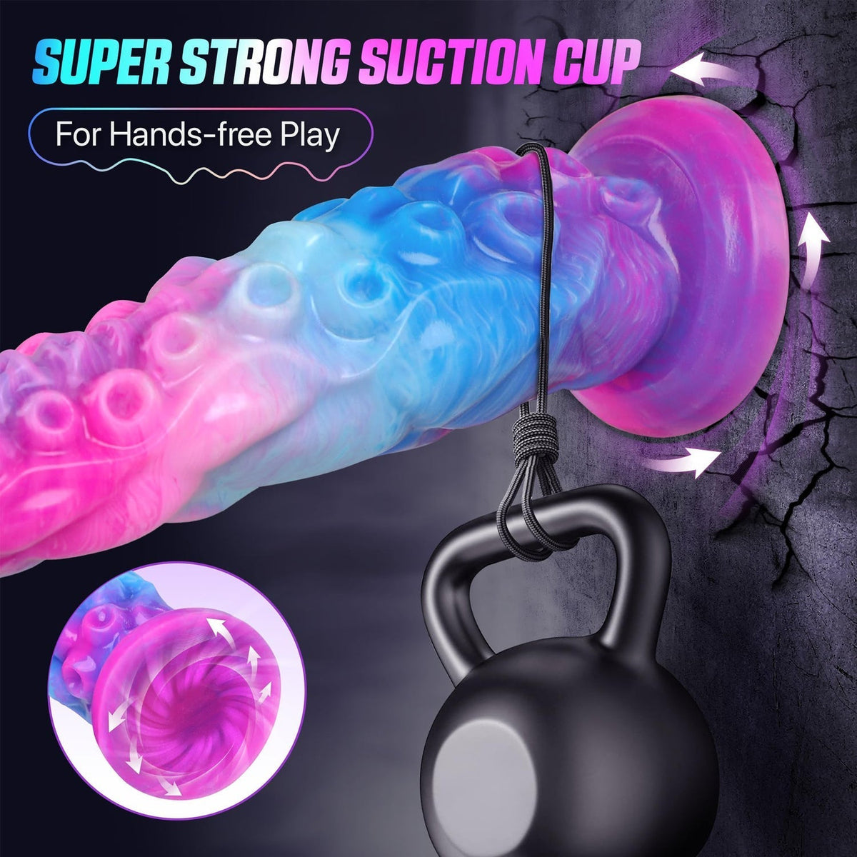 12 Inch Fantasy Octopus Tentacle Long Huge Dildo