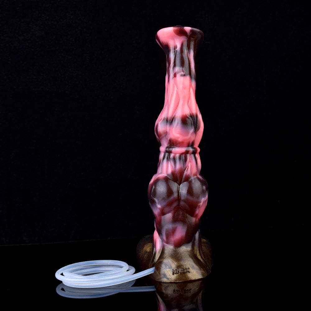 25.4 cm Fantasy Knotted Horse Ejaculating Dildo