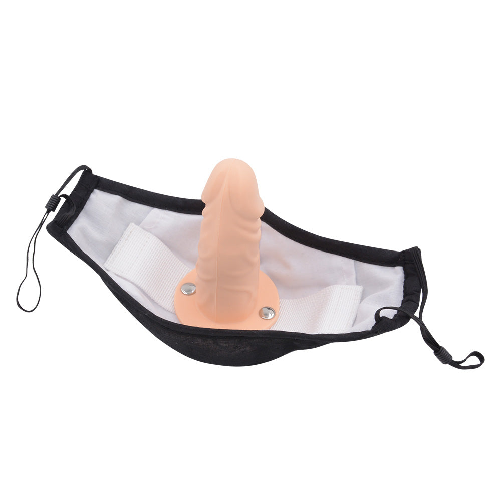 Discreet Mask Gag Out Face Dildo Gag