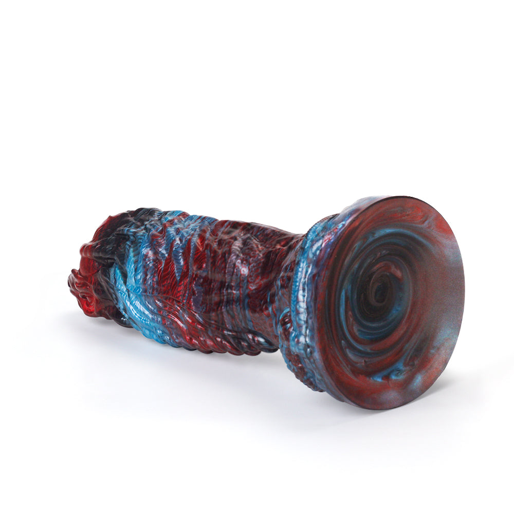 10 Inch Fantasy Dragon Textured Huge Butt Plug