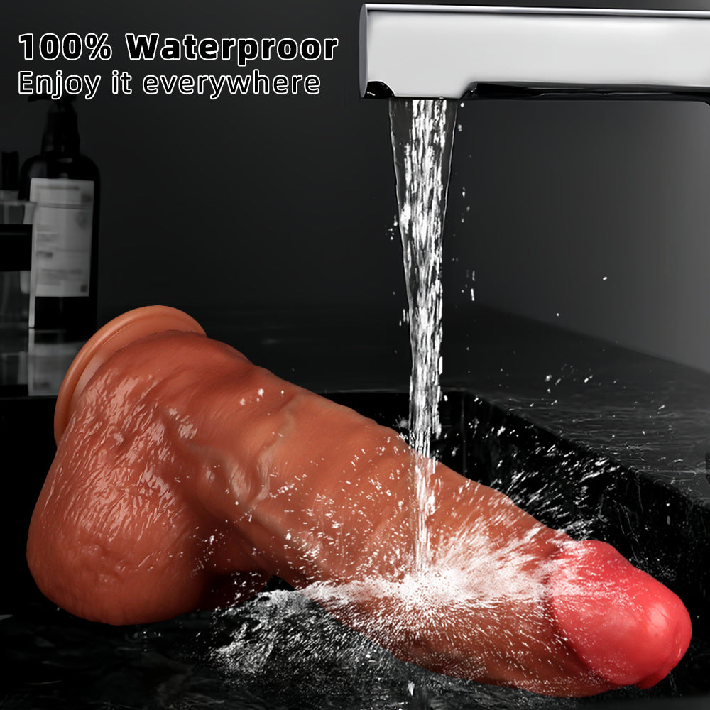 Big Realistic Dildo Thick Silicone 33 cm