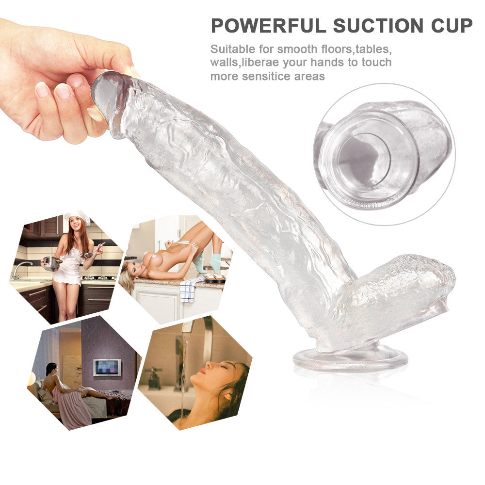 Crystal Jelly Big Long 30.5 cm Dildo
