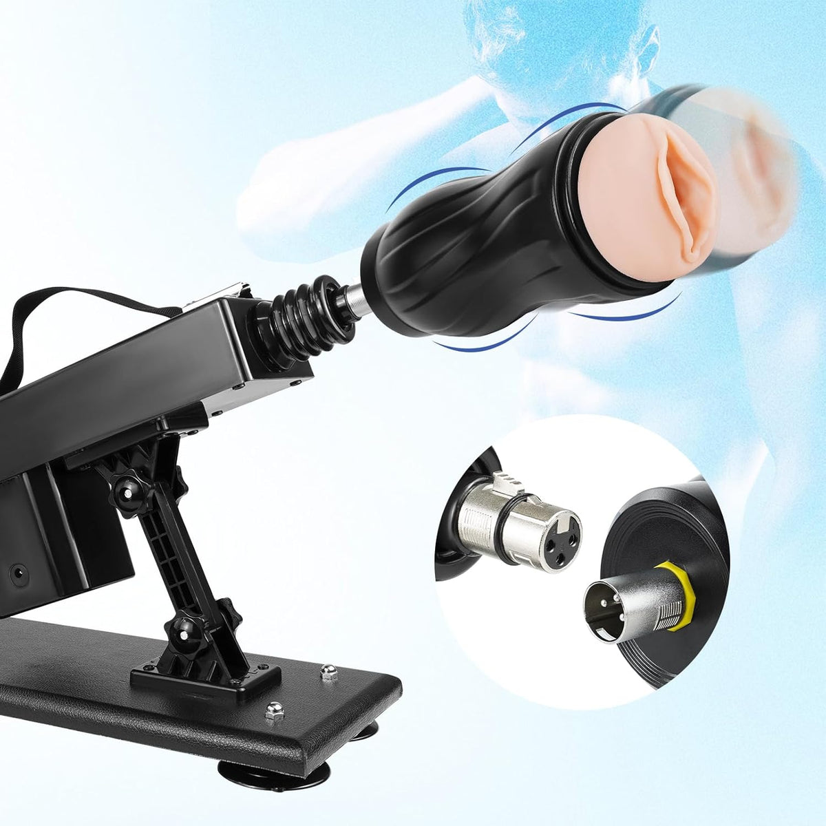 Adjustable Multi Attachments Thrusting Sex Machine Kit