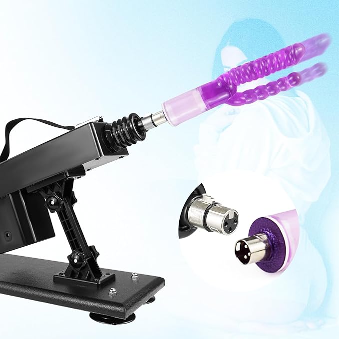 Adjustable Multi Attachments Thrusting Sex Machine Kit