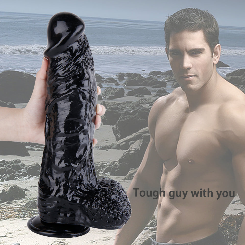 30.5 cm Strap-On Big Black Dildo