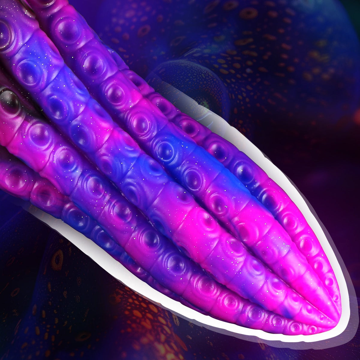 Purple Monster Rotating Tentacle Huge Butt Plug