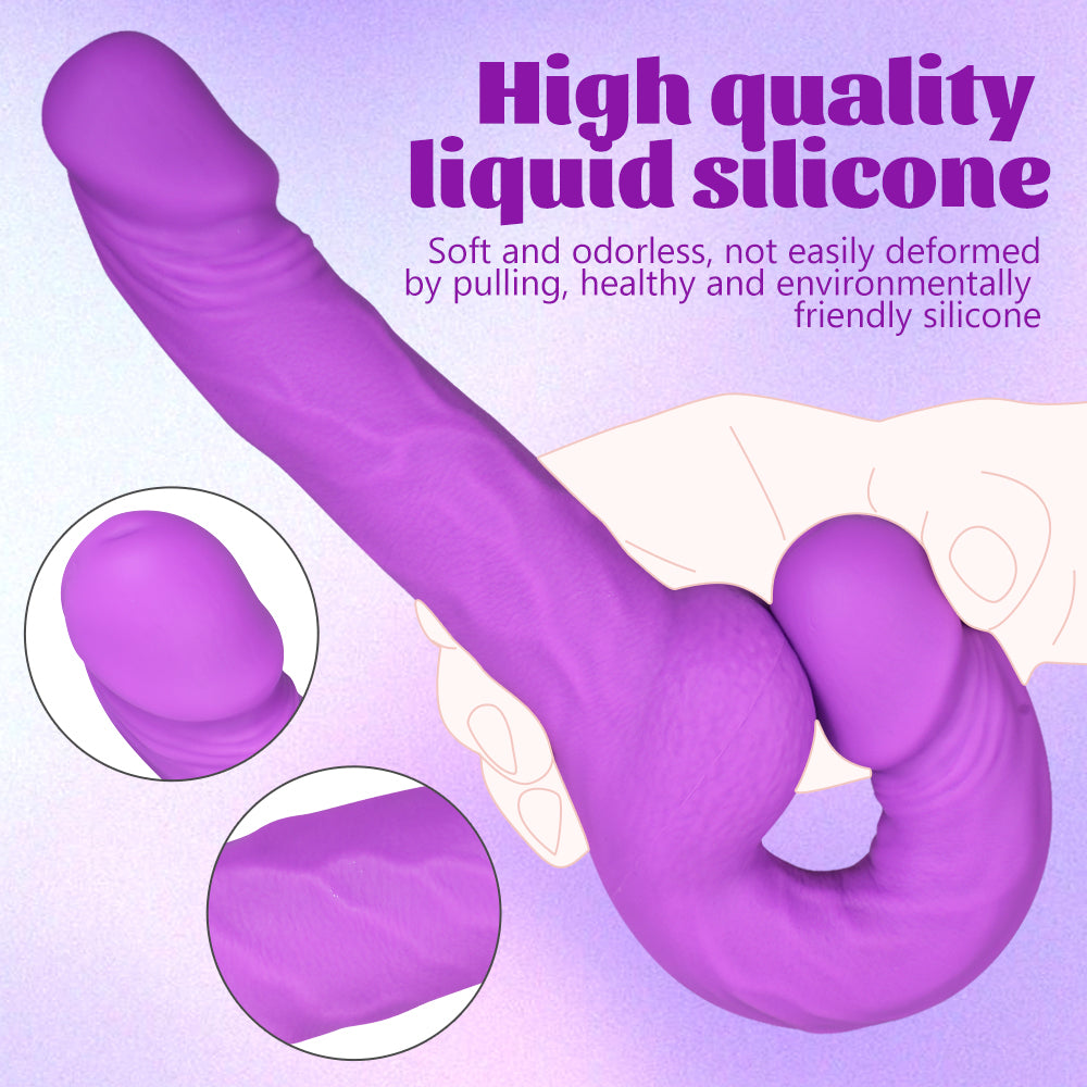 Double-Ended Realistic Female Wear Strapless Dildo