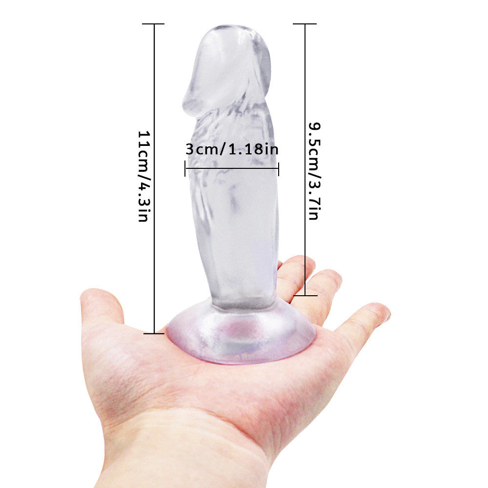 4 Inch Clear Jelly Mini Beginner anal Dildo
