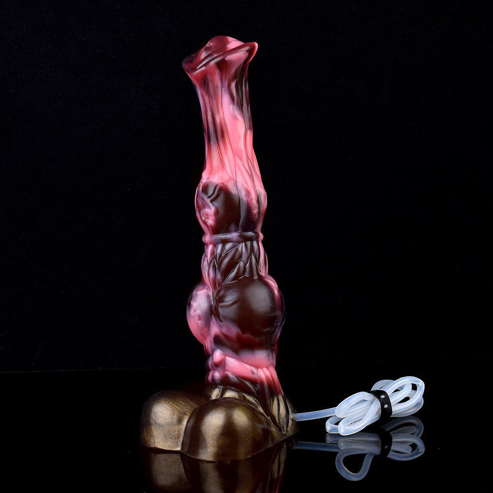 25.4 cm Fantasy Knotted Horse Ejaculating Dildo