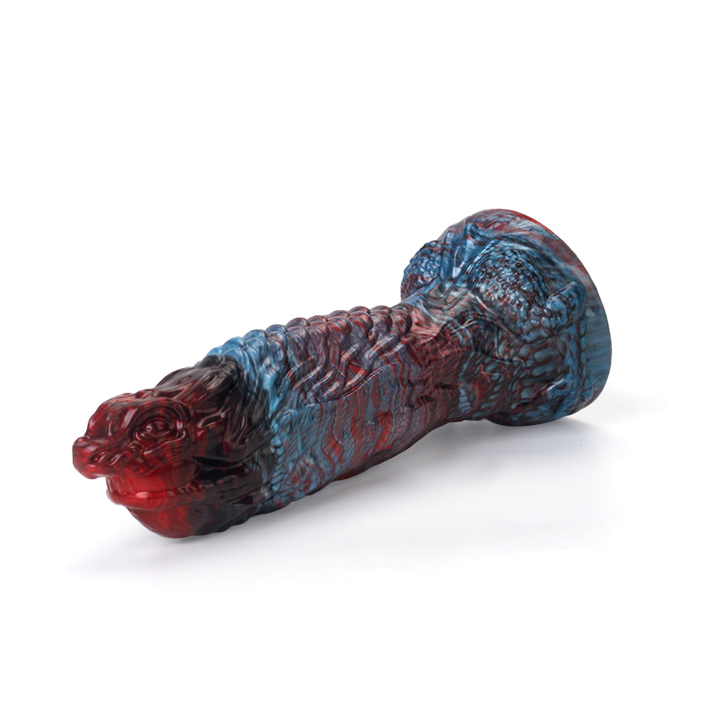 10 Inch Fantasy Dragon Textured Huge Butt Plug