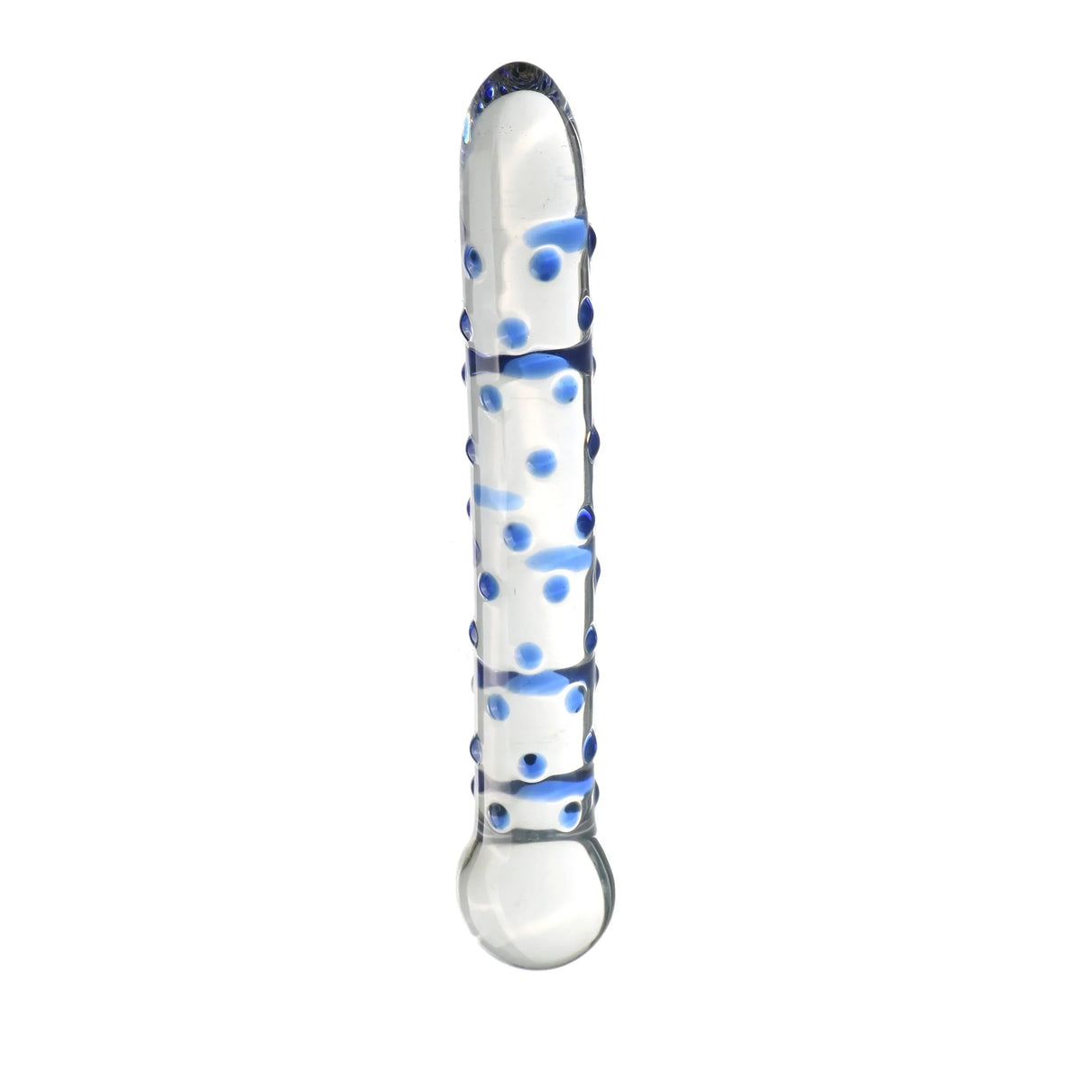 17.8 cm Blue Small Point Glass Dildo