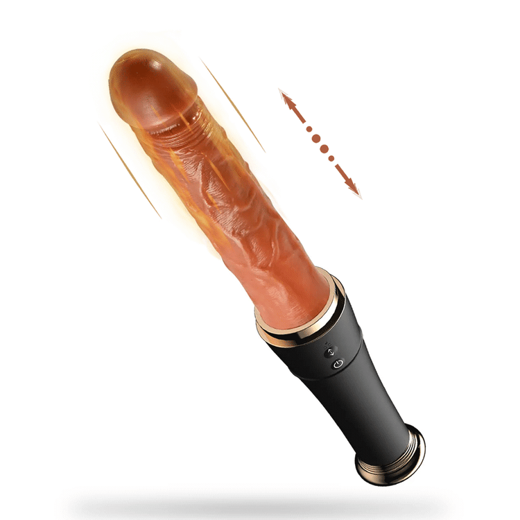 Discreet USB Recharge Baseball Thrusting Dildo