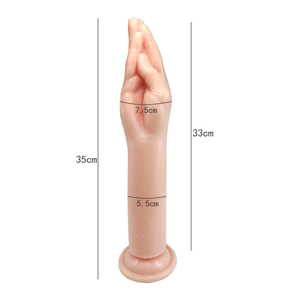 13.8 Inch Large Soft Realistic Fist Dildo