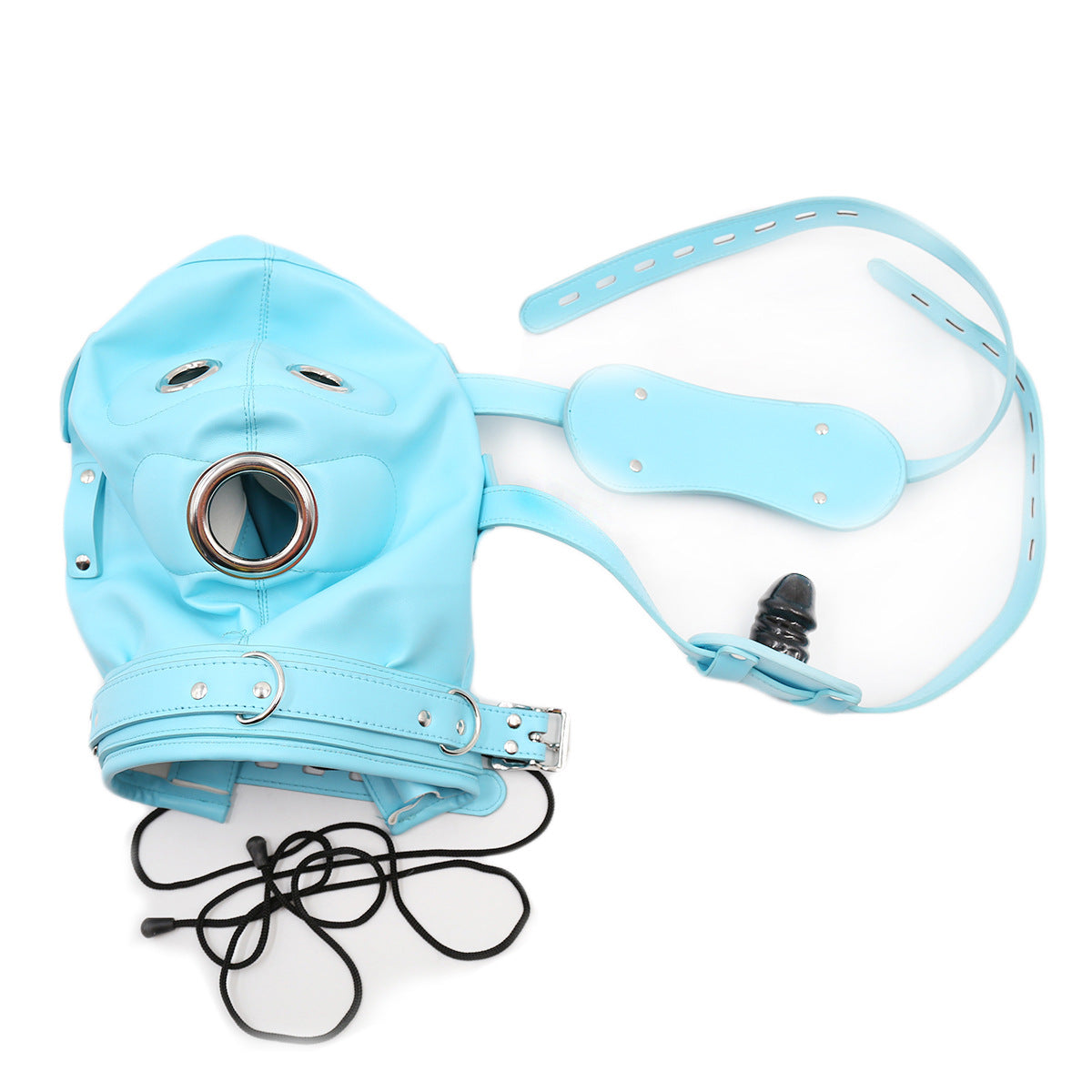 Bondage Face Mask BDSM Gag Dildo