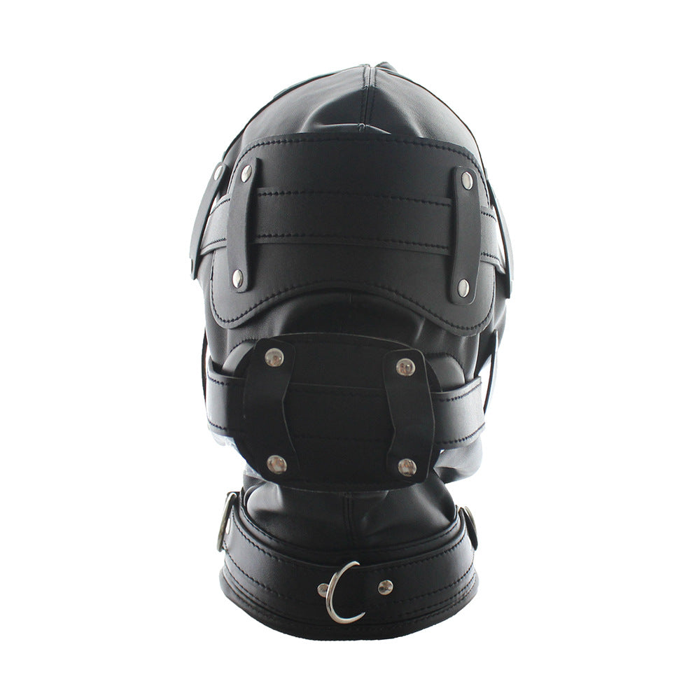 Bondage Face Mask BDSM Gag Dildo