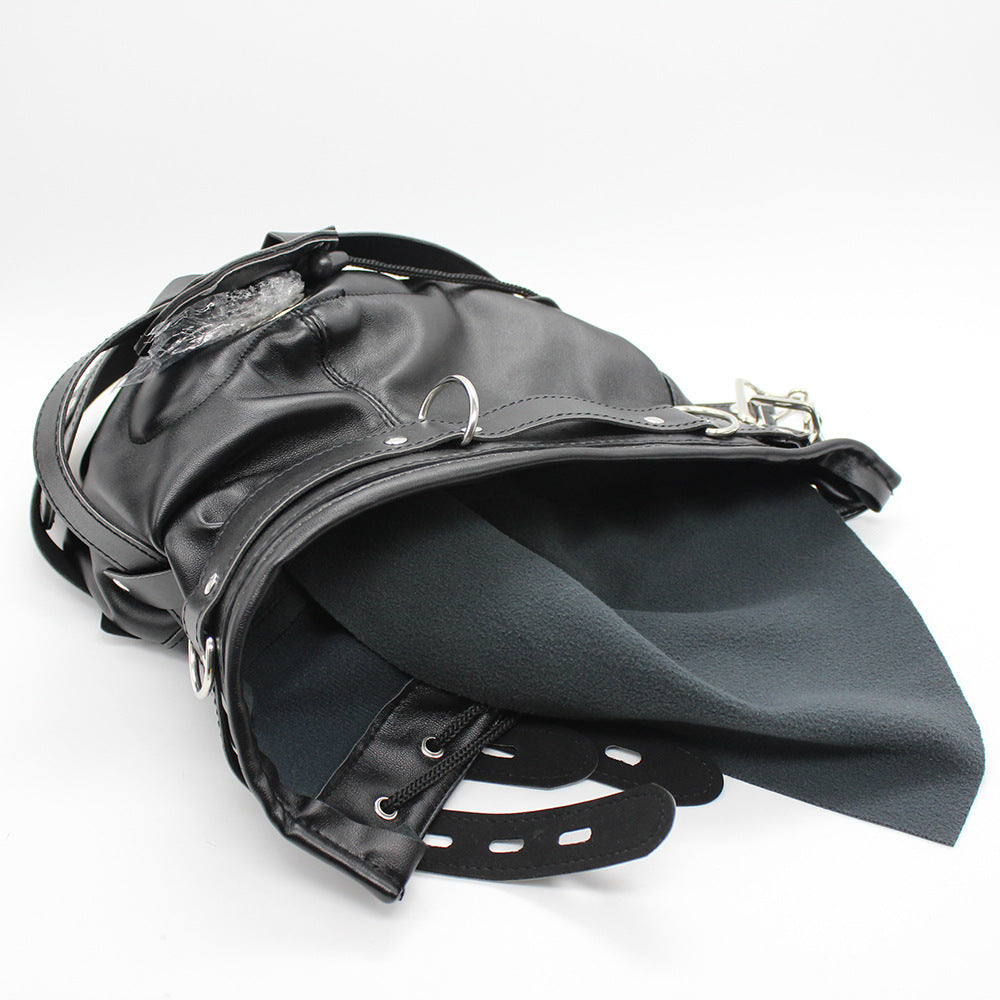 Bondage Face Mask BDSM Gag Dildo
